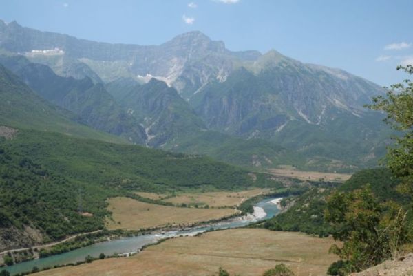 Overlooking the River Viosa 