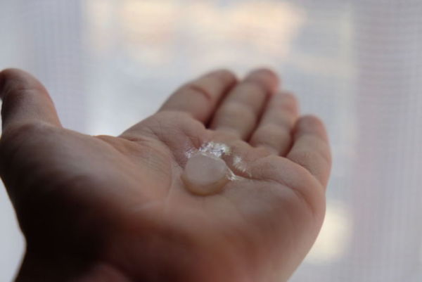 Enormous hail in Berat