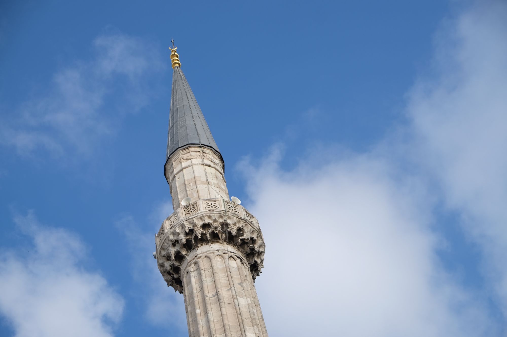 This picture is an attempt to represent a sound. The minarets project the call to prayer five times a day. It is a sound that I hear daily, in cities, towns and tiny villages. I particularly notice the punctual 1pm reminder, which usually reminds me that I should eat lunch. 